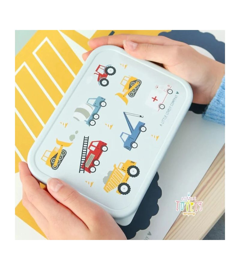 Δοχείο φαγητού από ανοξείδωτο ατσάλι A LITTLE LOVELY COMPANY 900ml Vehicles LBSSVE55