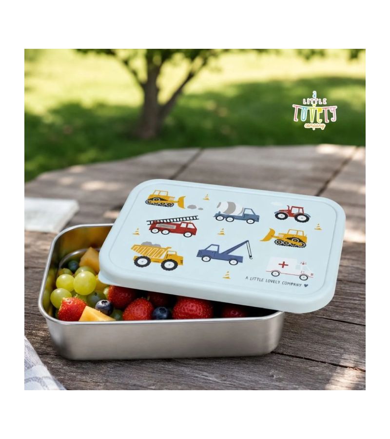 Δοχείο φαγητού από ανοξείδωτο ατσάλι A LITTLE LOVELY COMPANY 900ml Vehicles LBSSVE55