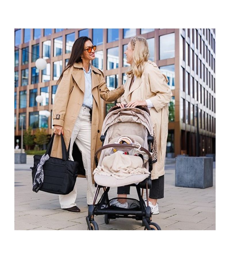 Τσάντα αλλαξιέρα ώμου/χειρός BABYONO Cami Μπεζ BABYONO Beige BN1672/02