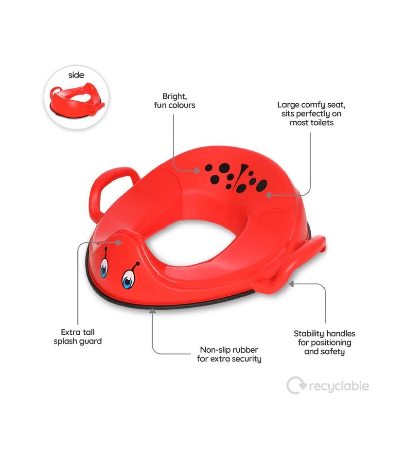 Κάθισμα Τουαλέτας My Little Trainer My Carry Potty Πασχαλίτσα Κόκκινη MLTS-LB