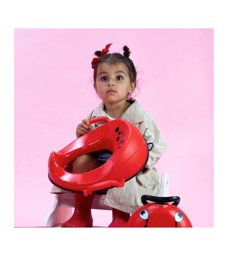 Κάθισμα Τουαλέτας My Little Trainer My Carry Potty Πασχαλίτσα Κόκκινη MLTS-LB