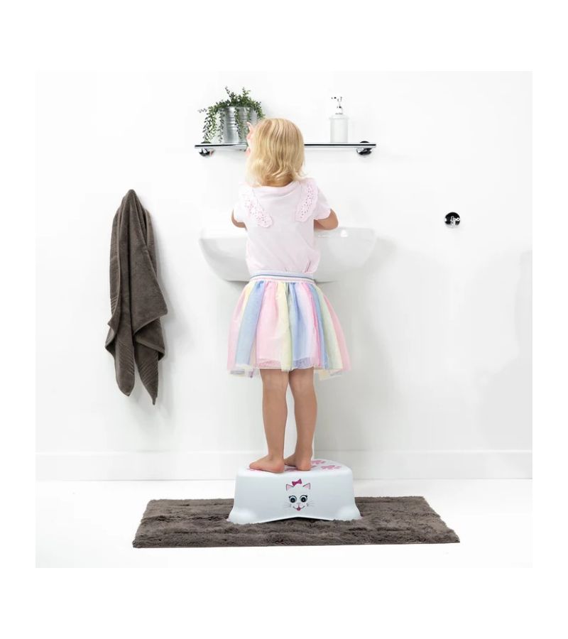 Σκαλοπάτι Βοηθητικό Τουαλέτας My Little Step Stool Γατούλα Λευκό/Ροζ MLSS-CA
