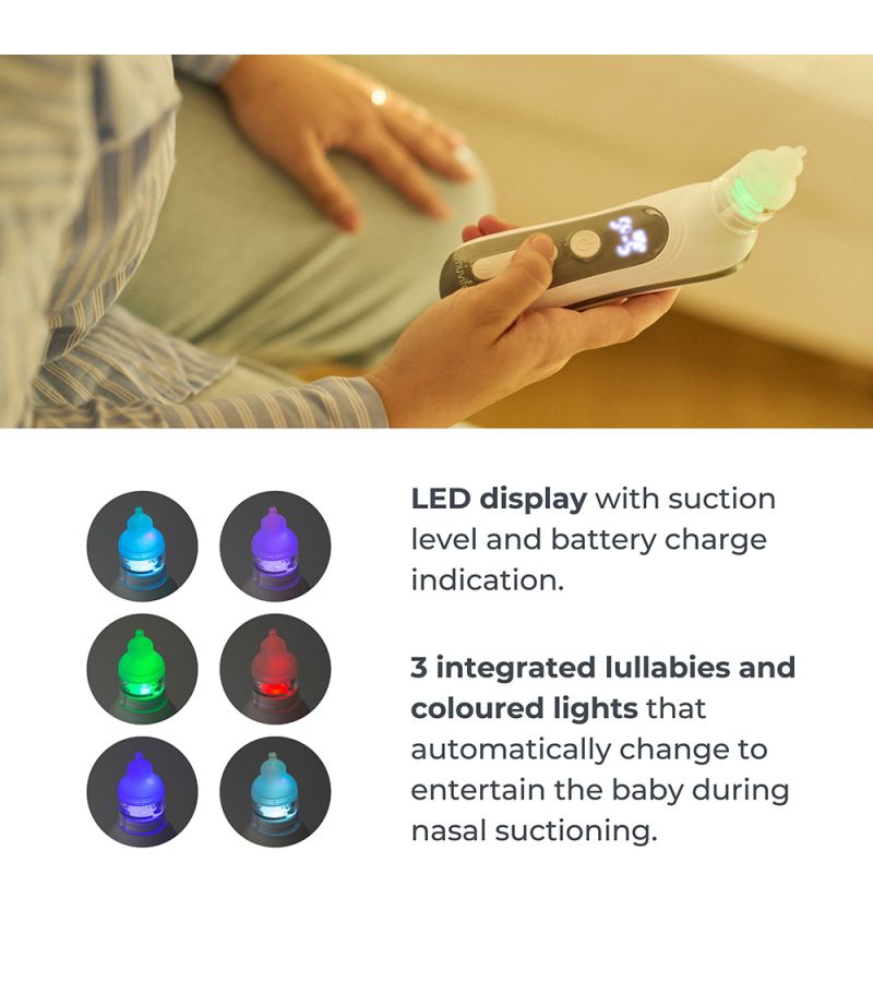 NUVITA Ηλεκτρικός Ρινικός Αποφρακτήρας με χαλαρωτικές μελωδίες 2150