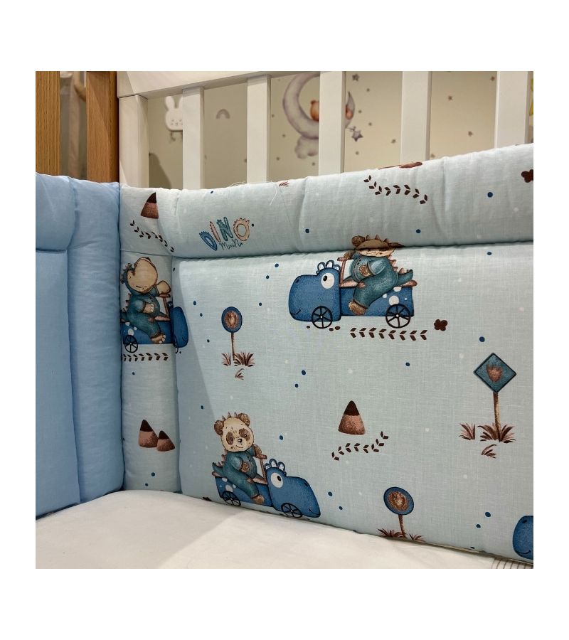 Πάντα NATALINO BEBELINO 190x40cm Elephants Σιέλ 205