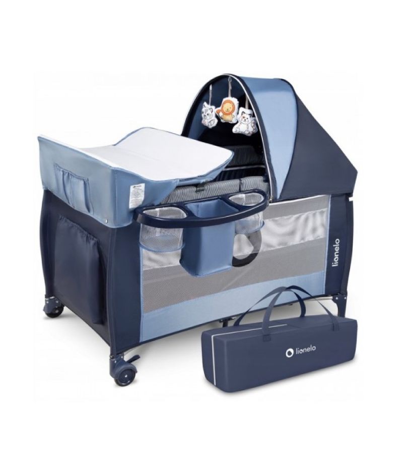  Παρκοκρέβατο LIONELO Sven Plus Blue Navy