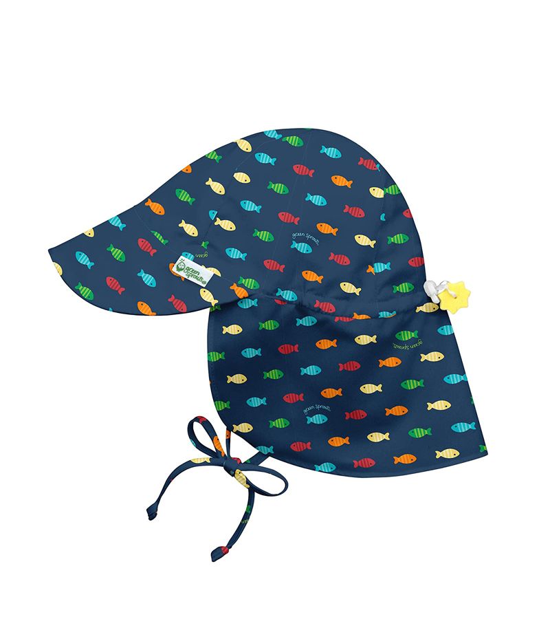 Καπέλο I PLAY Flap Sun Protection Hat Navy Fish Geo IP-10103-4AIX