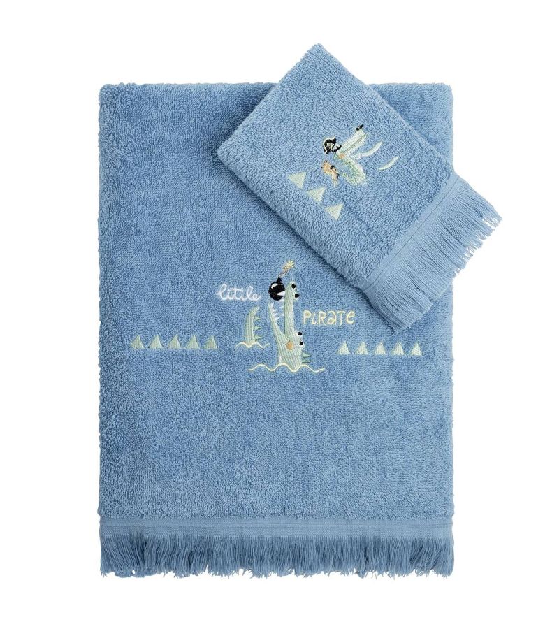 Βρεφικές Πετσέτες (Σετ 2τμχ) NIMA Little Pirate 34982 70x140