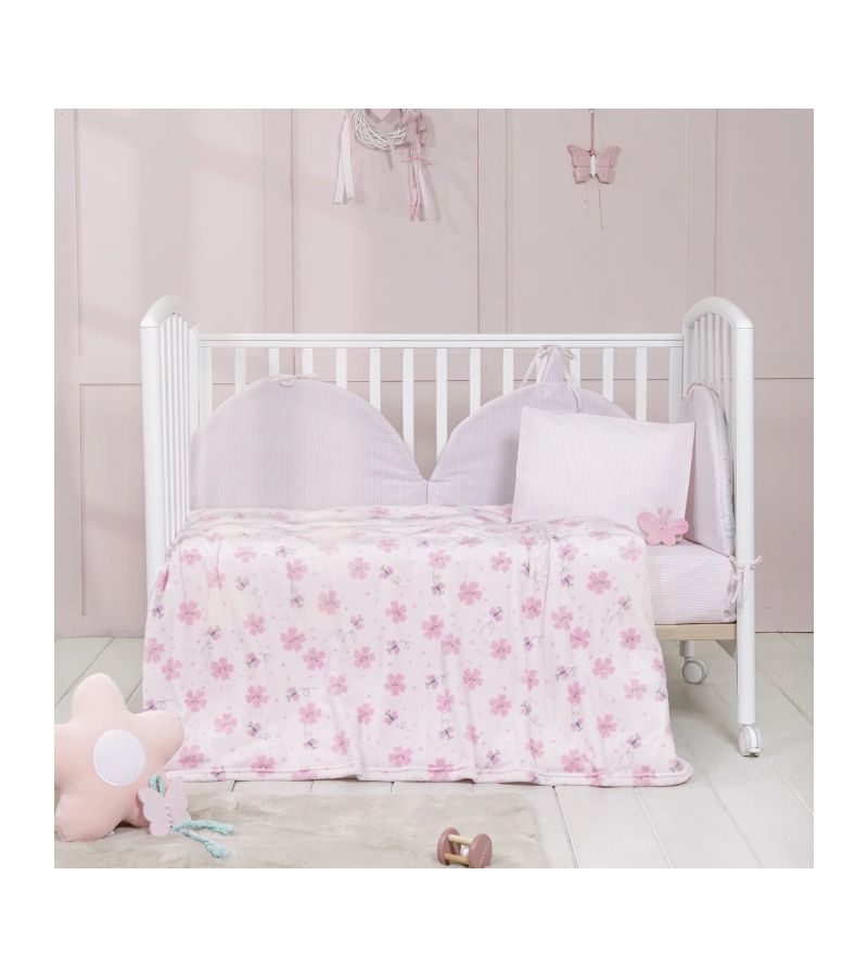 Κουβέρτα Λίκνου NIMA Bloomie 80x110 35479