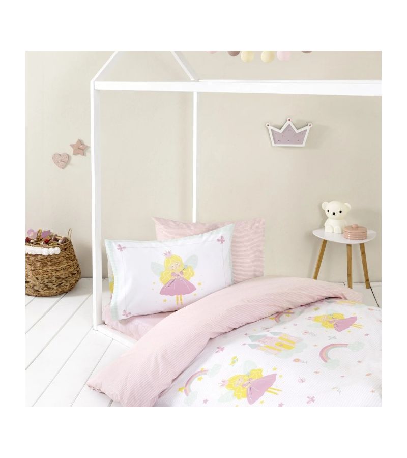 Σετ σεντόνια Ημίδιπλα 190x255 ΝΙΜΑ Fairy Lelly 36450