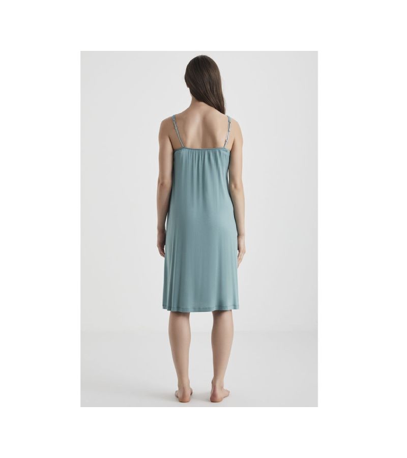 Νυχτικό θηλασμού με λεπτή ράντα CATHERINE\'S 2740CA-G Green