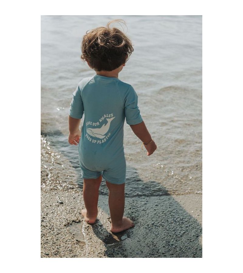 Ολόσωμο μαγιό με UV προστασία BAMBOOM Logo Save Our Whales 726-339