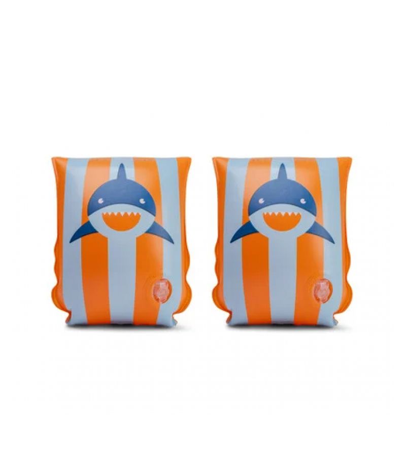 SWIM ESSENTIALS Μπρατσάκια για παιδιά από 2-6 ετών Orange Blue Sharks SWE-2024SE1562