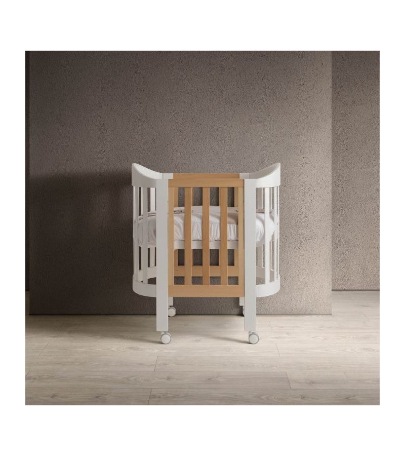 Βρεφικό κρεβατάκι PALI Candy Bianco/Naturale 