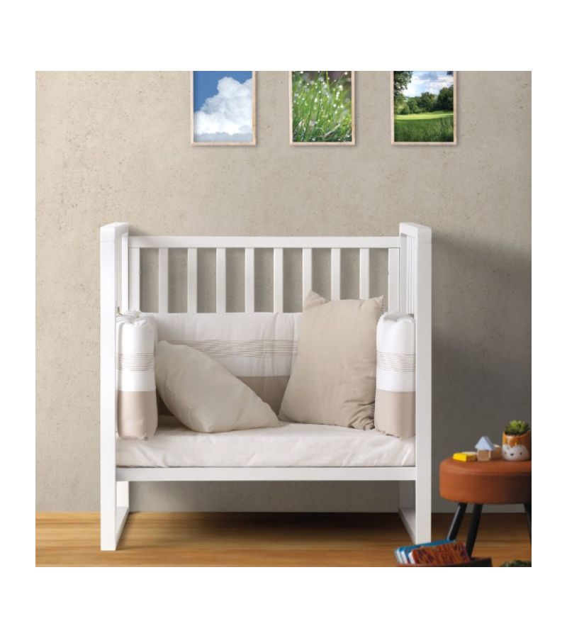 Βρεφικό Κρεβατάκι Transformer PALI Bianco 132,5x72,5cm 