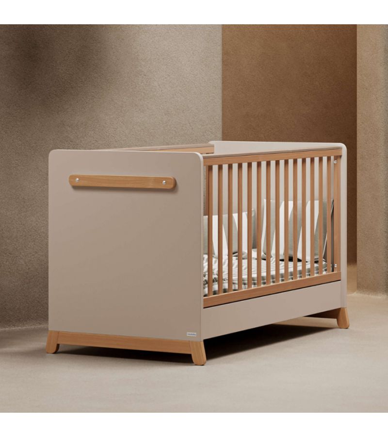 CASABABY Palmer Beige Βρεφικό Κρεβάτι Μετατρεπόμενο Σε Προεφηβικό για στρώμα 140x70cm