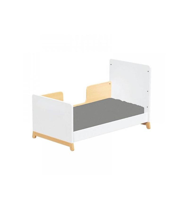 CASABABY Palmer White Βρεφικό Κρεβάτι Μετατρεπόμενο Σε Προεφηβικό για στρώμα 140x70cm