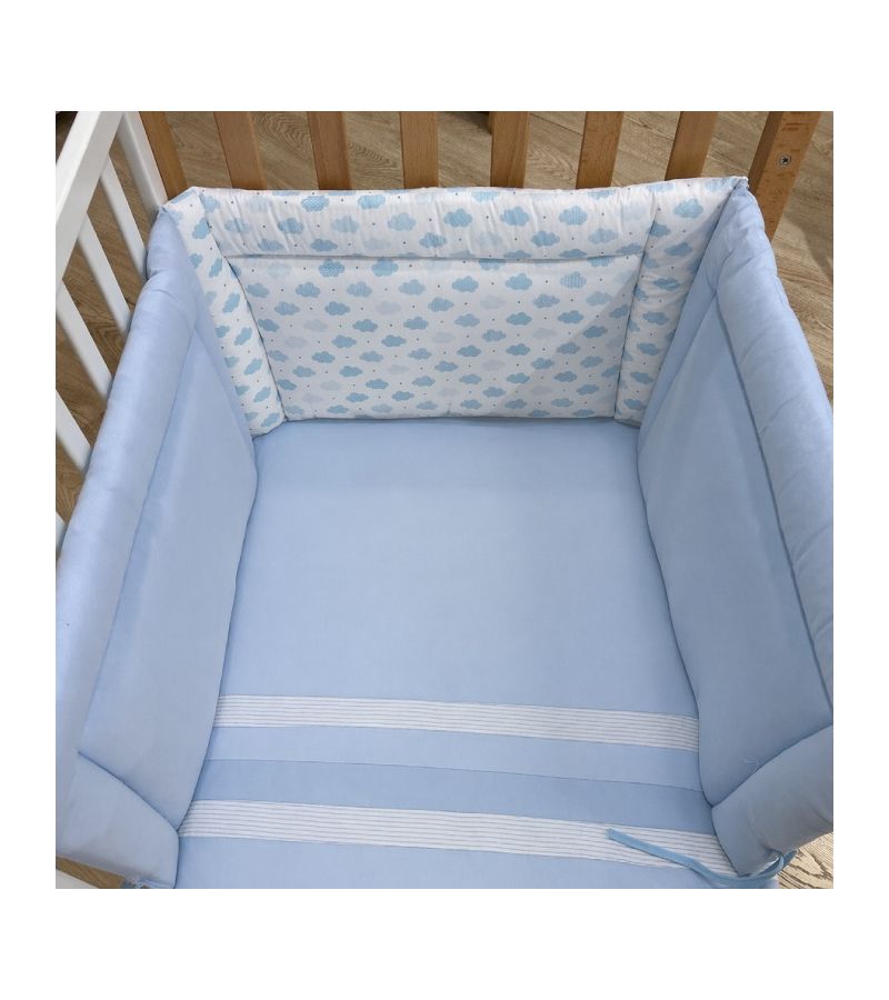 Πάντα NATALINO BEBELINO 190x40cm Συννεφάκια Σιέλ 400