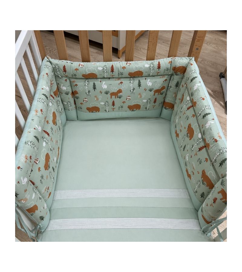 Πάντα NATALINO BEBELINO 190x40cm Ζωάκια Δάσους Μέντα 501