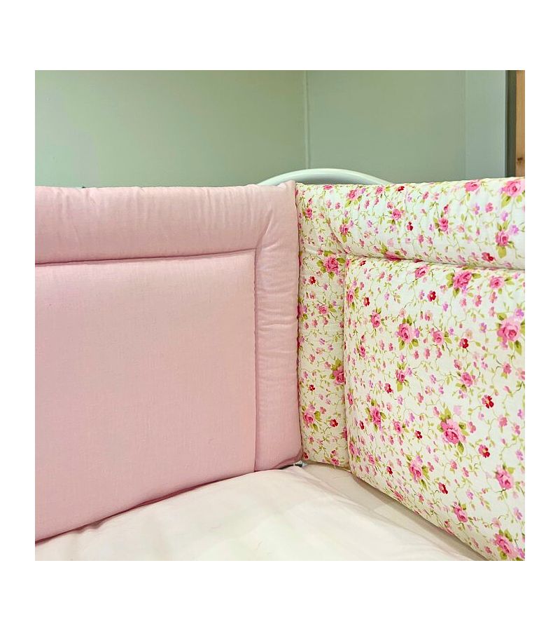 Πάντα NATALINO BEBELINO 190x40cm Ανοιχτό Ροζ Λουλουδάκια 109