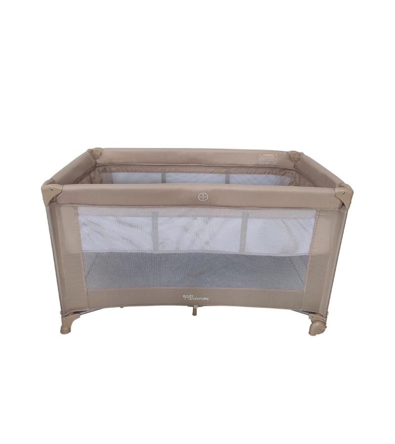Παρκοκρέβατο BABY ADVENTURE Dream 2 επιπέδου Beige BR79354