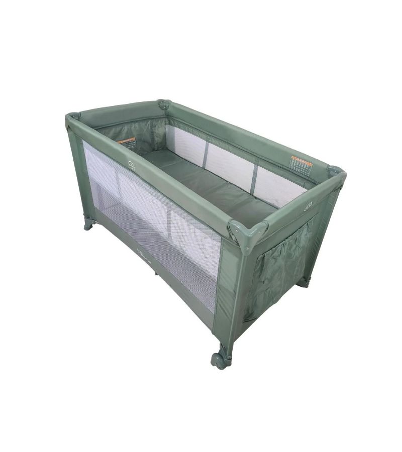 Παρκοκρέβατο BABY ADVENTURE Dream 2 επιπέδου Khaki BR79356