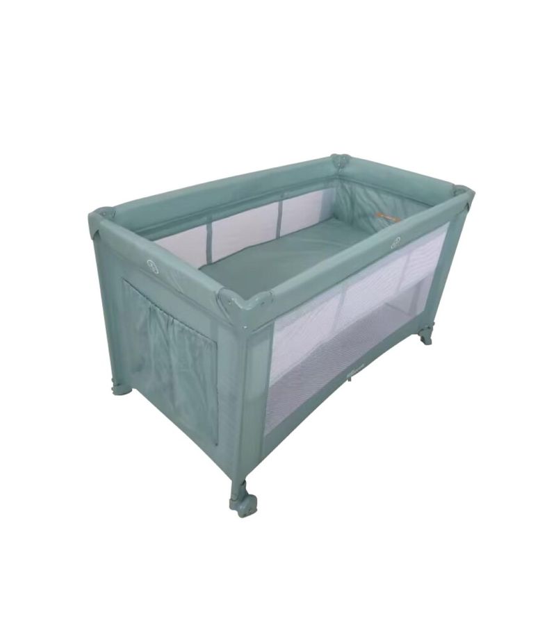 Παρκοκρέβατο BABY ADVENTURE Dream 2 επιπέδου Mint BR79355