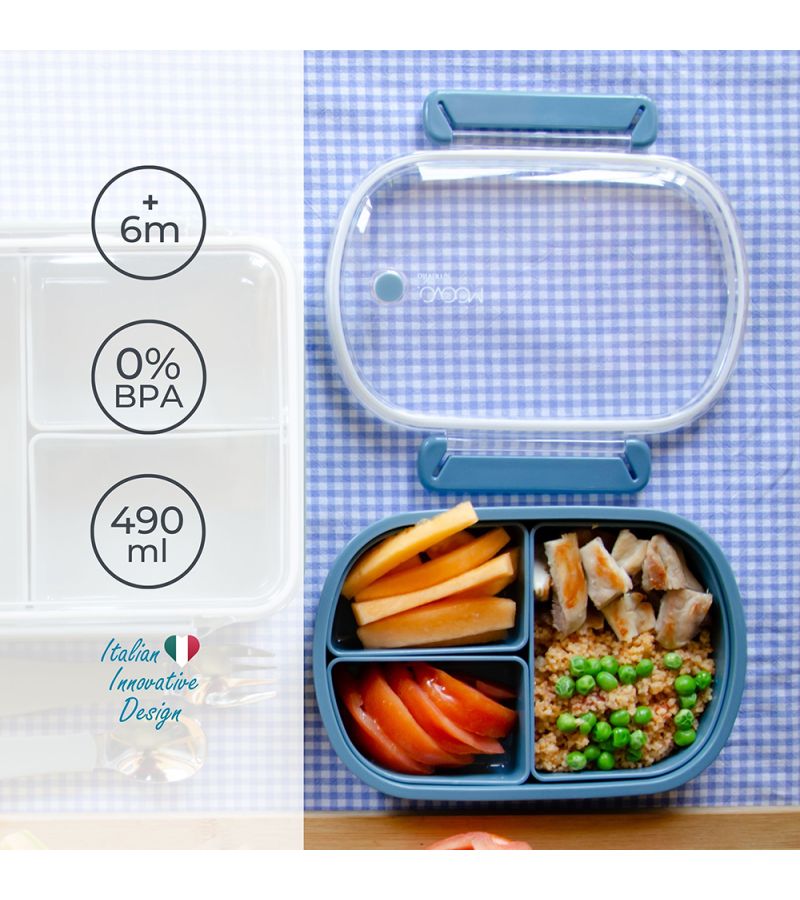 Φαγητοδοχείο Lunch Box 490ml NUVITA 4420 Sage Green NU-PPCP0409