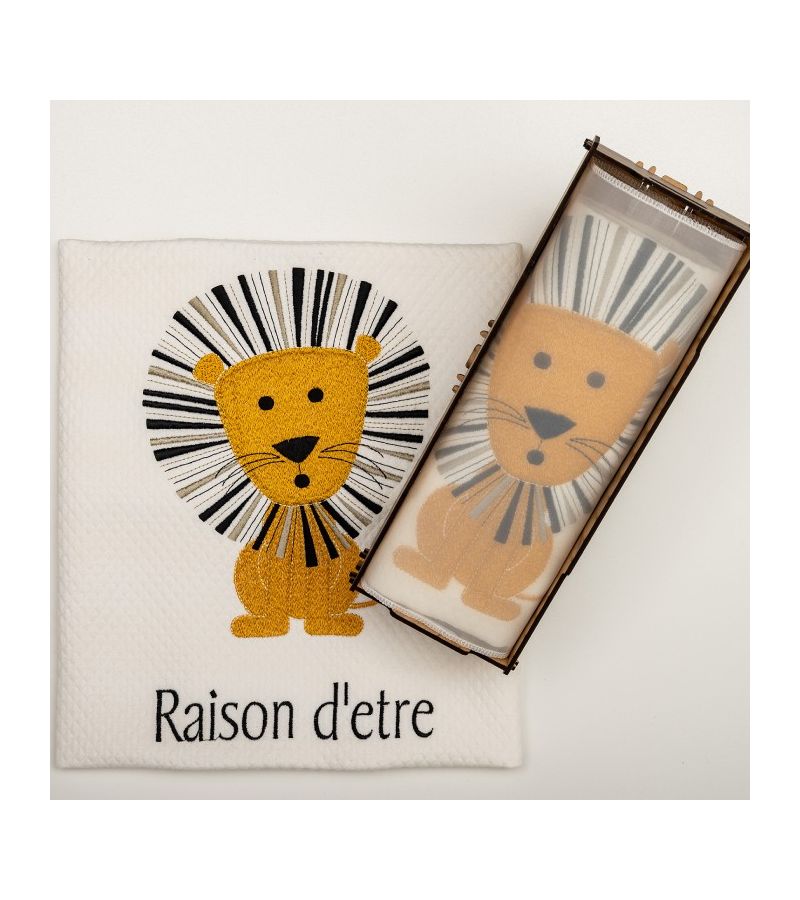 Πικέ Κουβέρτα Αγκαλιάς 80X90 Raison d’être Alex the Lion RD.119.05.142.0