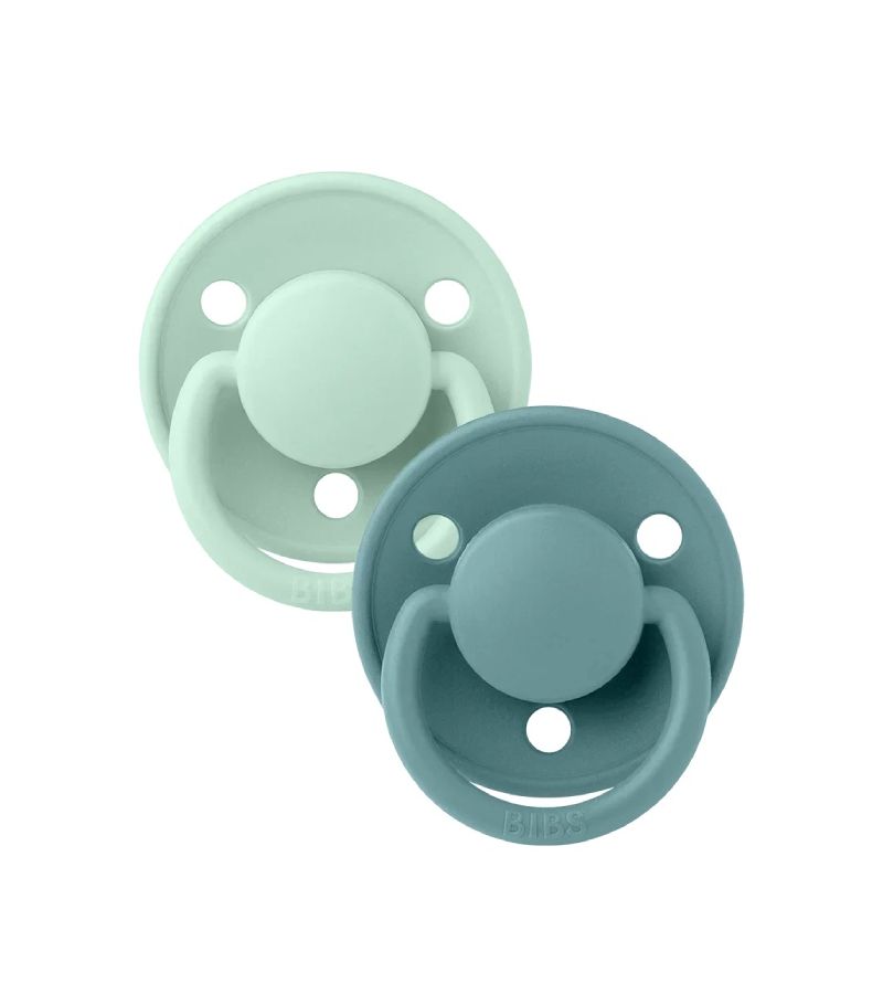 Πιπίλες BIBS 2τμχ Silicone De Lux Nordic Mint/Island Sea ONE SIZE 150232