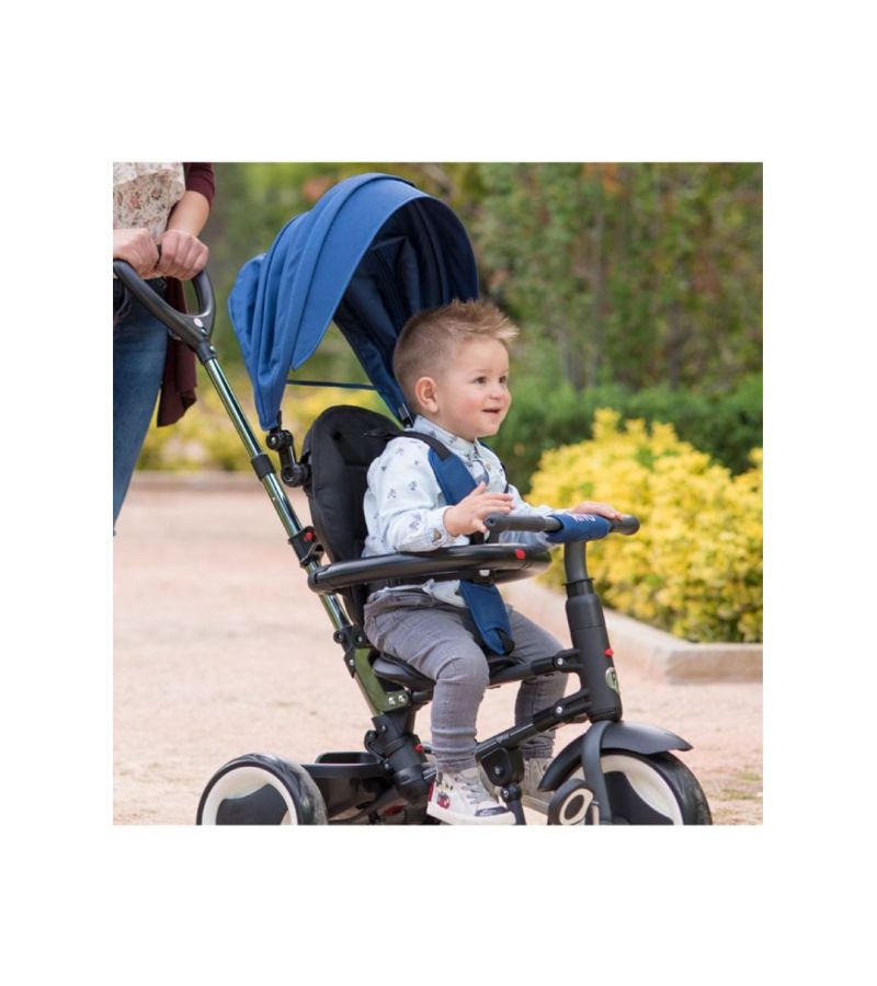 Τρίκυκλο Ποδήλατο QPLAY Rito Plus Eva Wheels Green Blue QPLAY 01-1212041-03