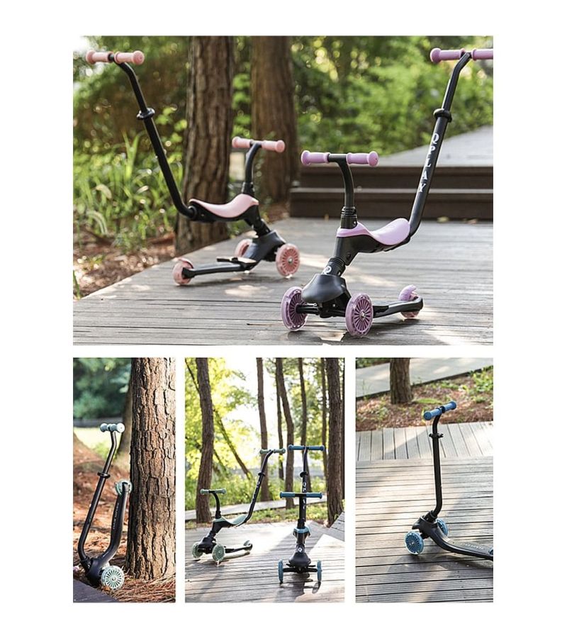 QPlay Sema Evo 6in1 Πατίνι Coral Pink