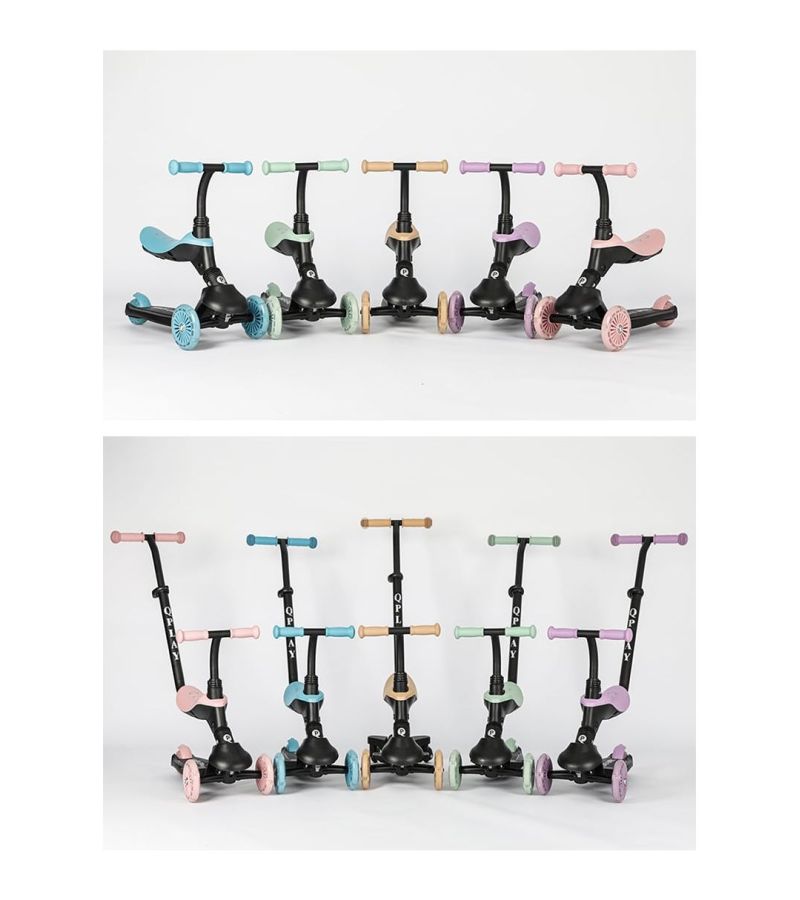 QPlay Sema Evo 6in1 Πατίνι Coral Pink