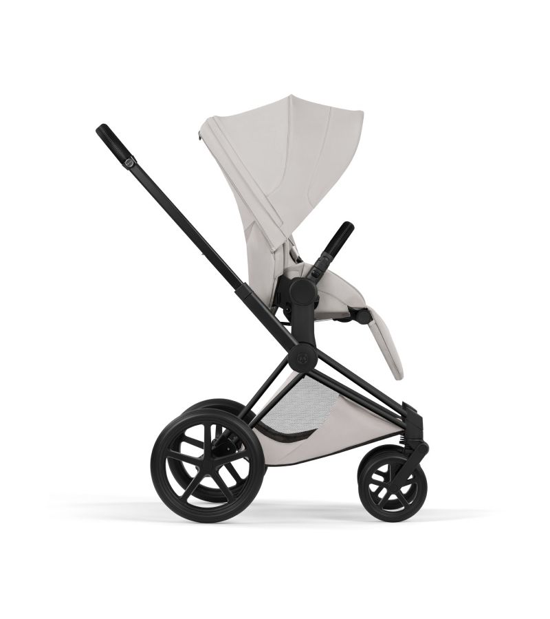 Βρεφικό Καρότσι CYBEX Priam Style City Grey Σκελετός Matt Black 