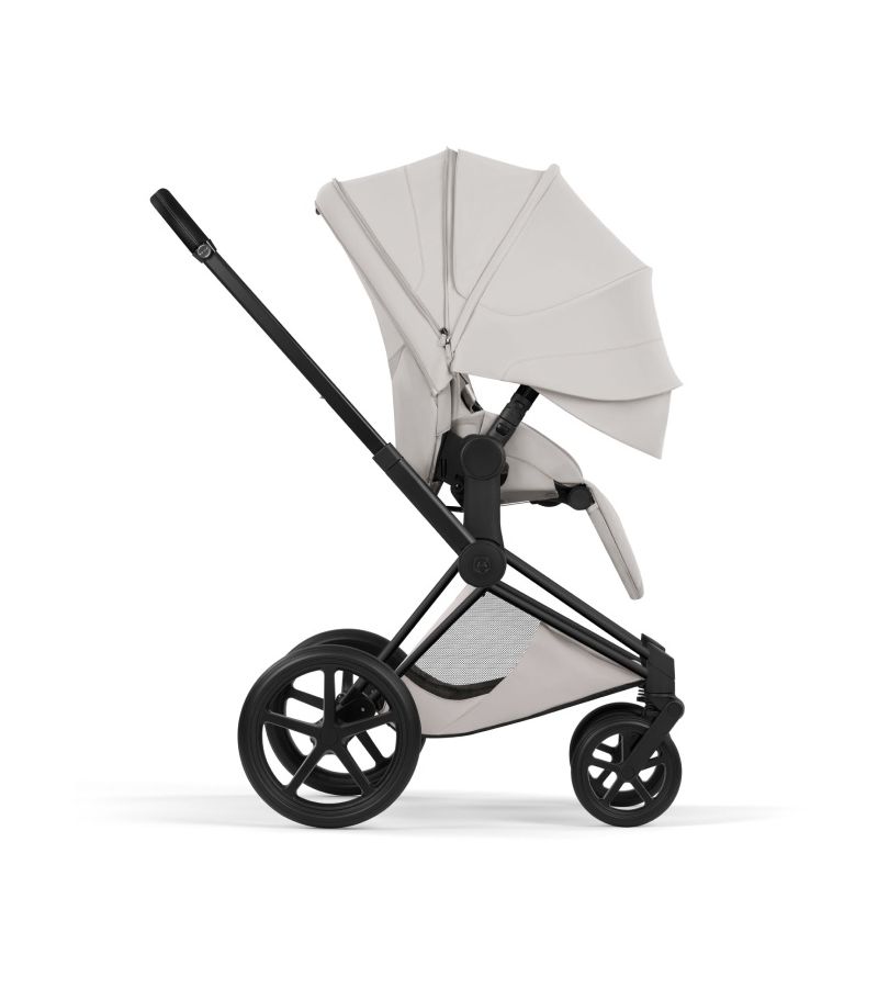 Βρεφικό Καρότσι CYBEX Priam Style City Grey Σκελετός Matt Black 