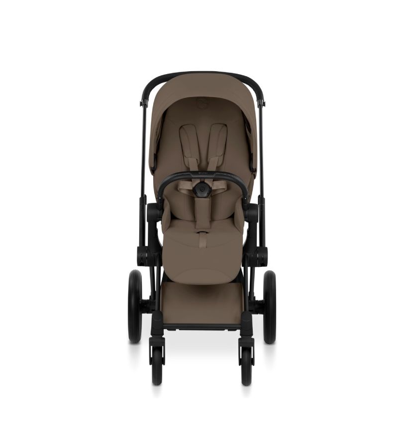 Βρεφικό Καρότσι CYBEX Priam Style Coconut Brown Σκελετός Matt Black 