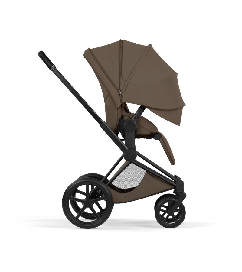Βρεφικό Καρότσι CYBEX Priam Style Coconut Brown Σκελετός Matt Black 