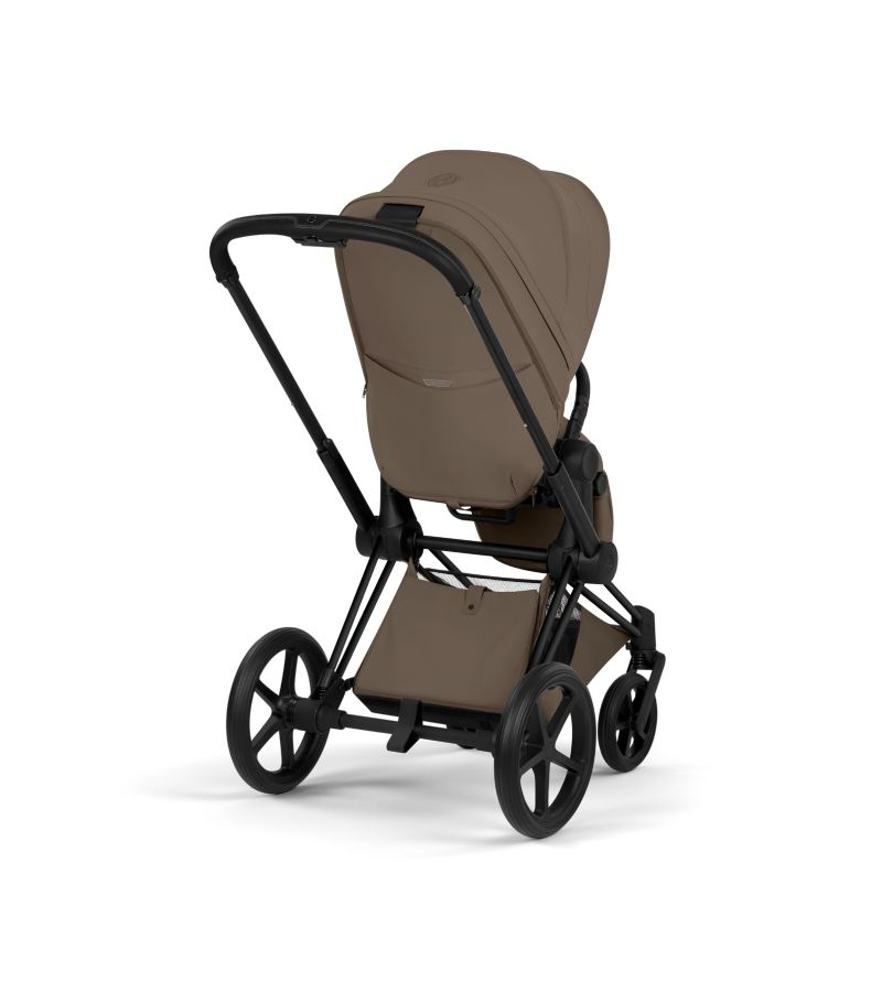 Βρεφικό Καρότσι CYBEX Priam Style Coconut Brown Σκελετός Matt Black 