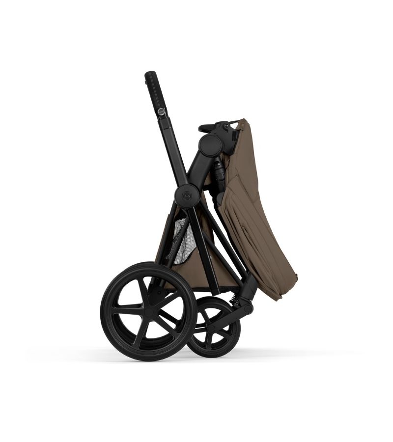 Βρεφικό Καρότσι CYBEX Priam Style Coconut Brown Σκελετός Matt Black 