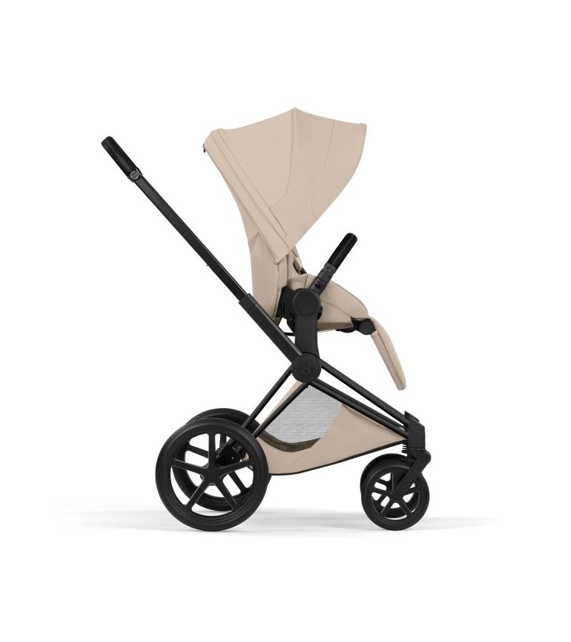 Βρεφικό Καρότσι CYBEX Priam Style Cozy Beige Σκελετός Matt Black 