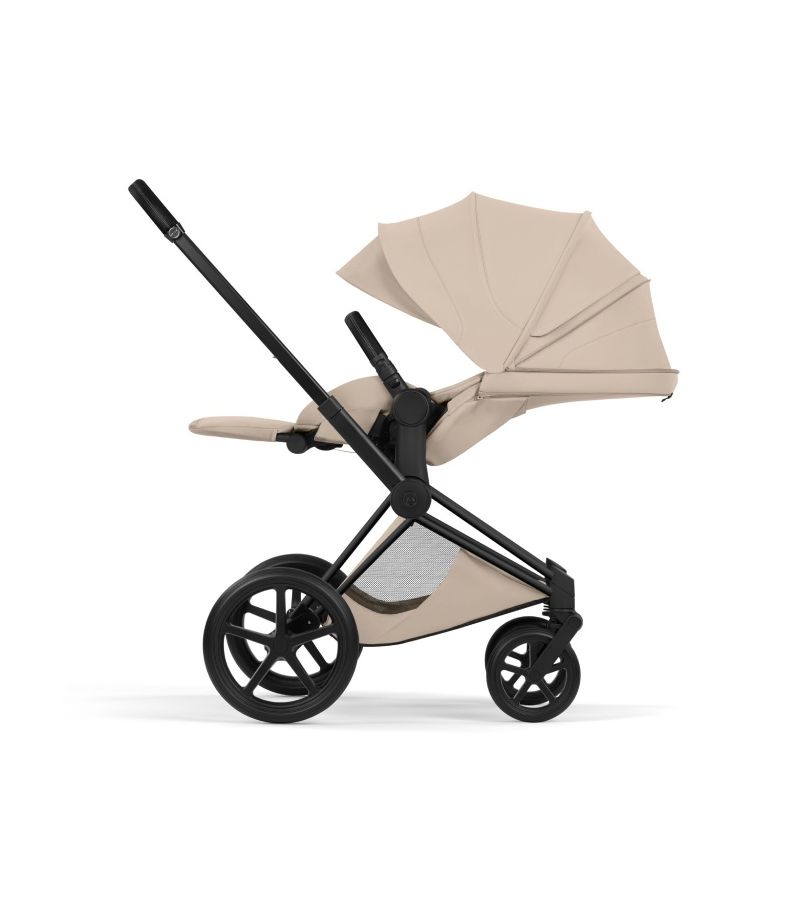 Βρεφικό Καρότσι CYBEX Priam Style Cozy Beige Σκελετός Matt Black 