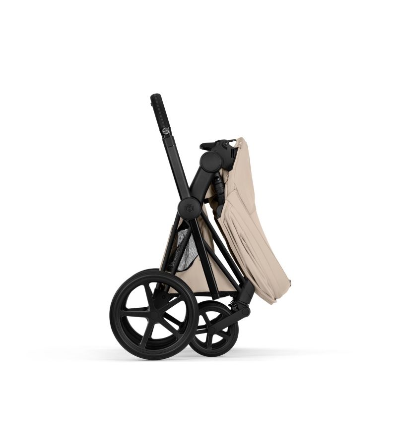 Βρεφικό Καρότσι CYBEX Priam Style Cozy Beige Σκελετός Matt Black 