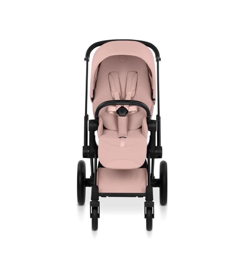 Βρεφικό Καρότσι CYBEX Priam Style Peach Pink Σκελετός Matt Black 