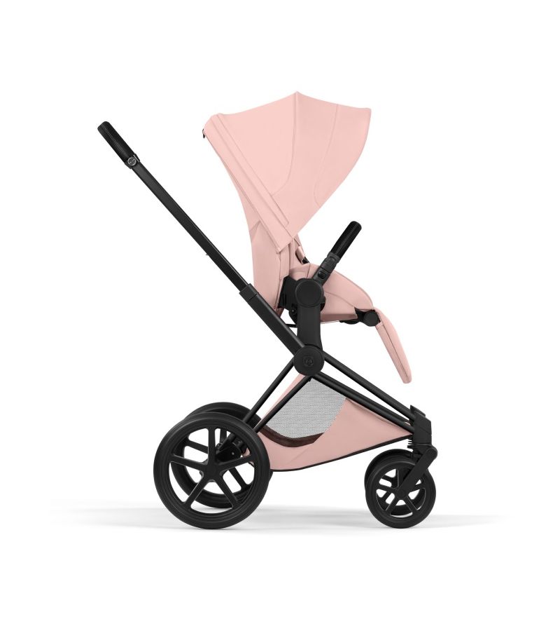 Βρεφικό Καρότσι CYBEX Priam Style Peach Pink Σκελετός Matt Black 