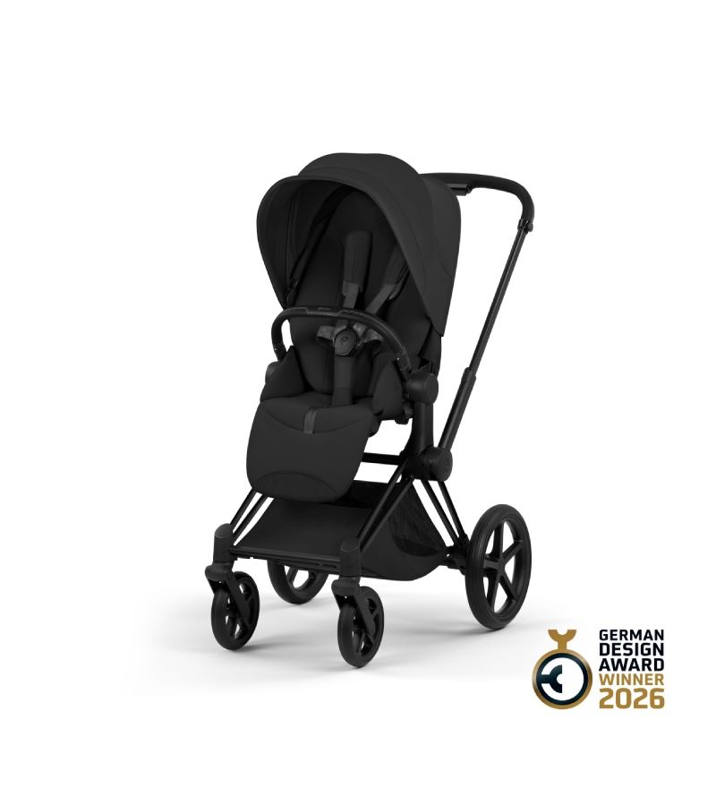 Βρεφικό Καρότσι CYBEX Priam Style Sepia Black Σκελετός Matt Black 