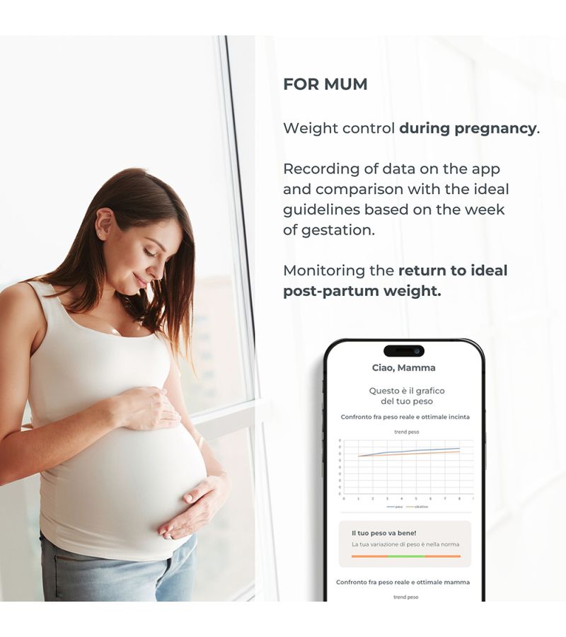 Ψηφιακός Βρεφοζυγός NUVITA 1330 PrimiPesi 2in1 Mum & Baby NU-IBBS0002