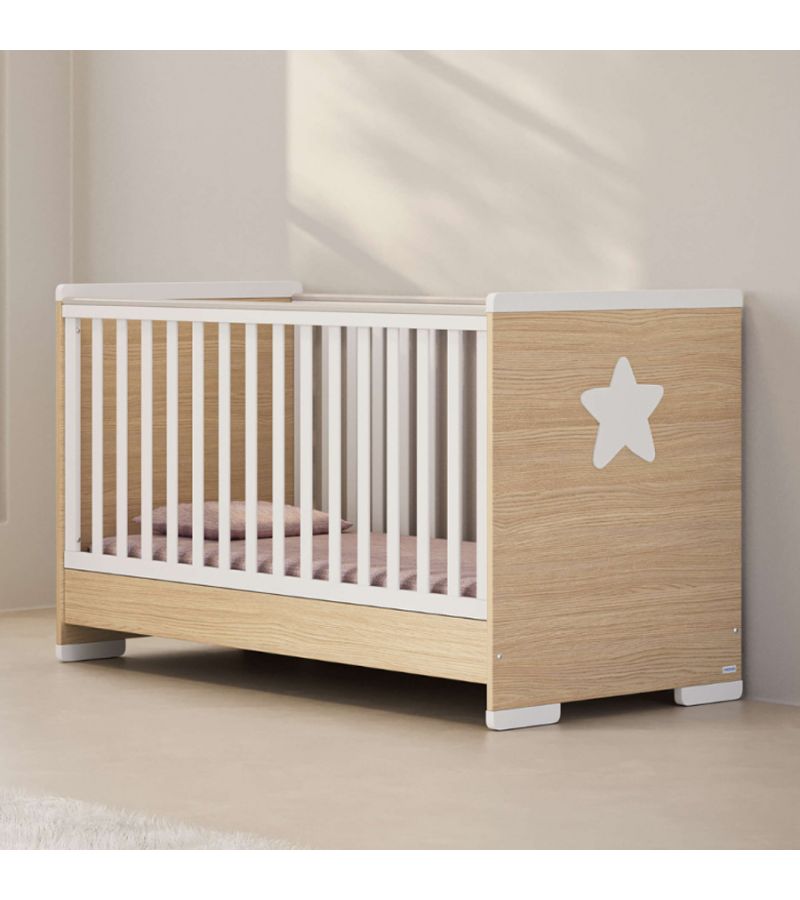 CASABABY Primo Βρεφικό Κρεβάτι Μετατρεπόμενο Σε Προεφηβικό για στρώμα 140x70cm