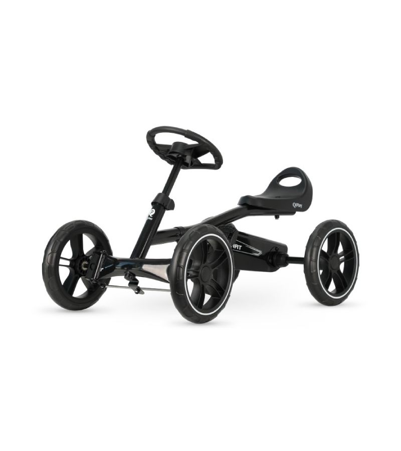 QPLAY Go Kart Παιδικό Ποδοκίνητο Καρτ Black