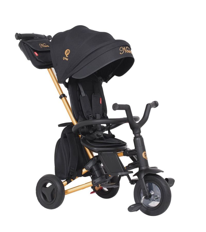 Τρίκυκλο Ποδήλατο QPLAY Nova Air Wheels Golden Black Special Edition  01-1212050-08