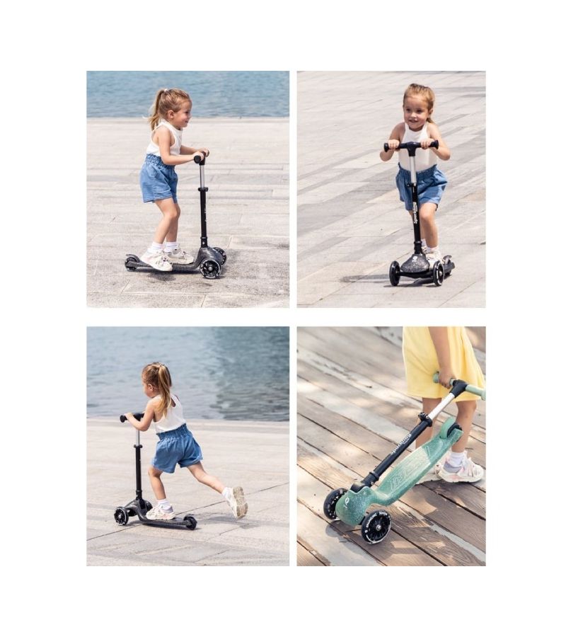 QPlay Sparkling 5in1 Scooter Nude Pink 