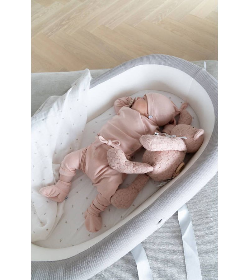 Σκουφάκι νεογέννητου από ύφασμα μπαμπού BAMBOOM Pure Rosa 10439-007